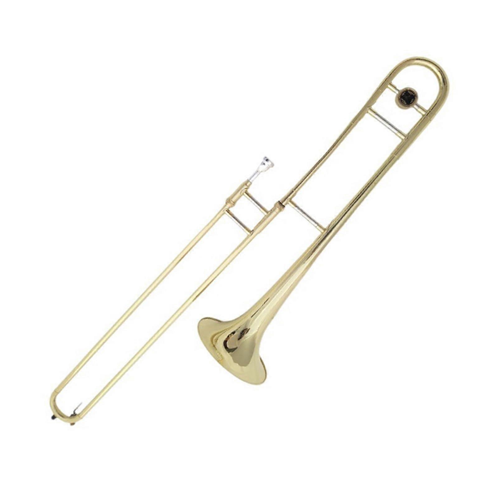 Beginner B Flat Trombone with Clear Accurate Tone and Durable Balanced Design for Students