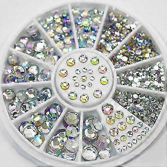 Nail Art Decorations Set with Colorful Glitter Sequins and Stickers for Easy DIY Nail Design