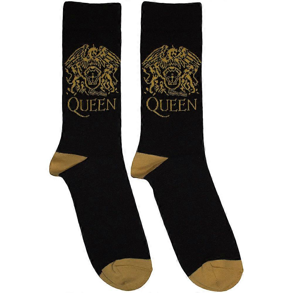 Queen Gold Crest Band Logo Ankle Socks