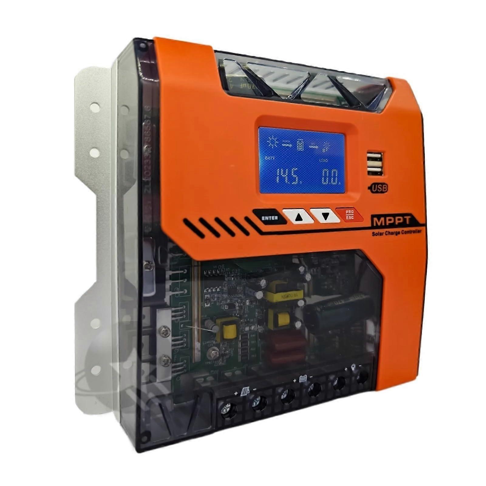 60A MPPT Solar Charge Controller 12V48V  Efficiency Smart Voltage Detection for Off Grid
