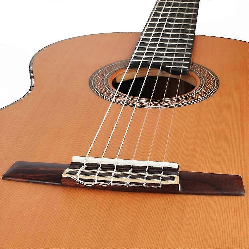 Nylon Core Guitar Strings with Silver-Plated Copper Winding, 6-Pack (.028-.043)
