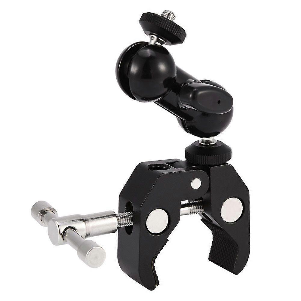 Multi Function Ball Head Adapter Arm Mount with Adjustable Clamp Accessory Compatible With Cameras