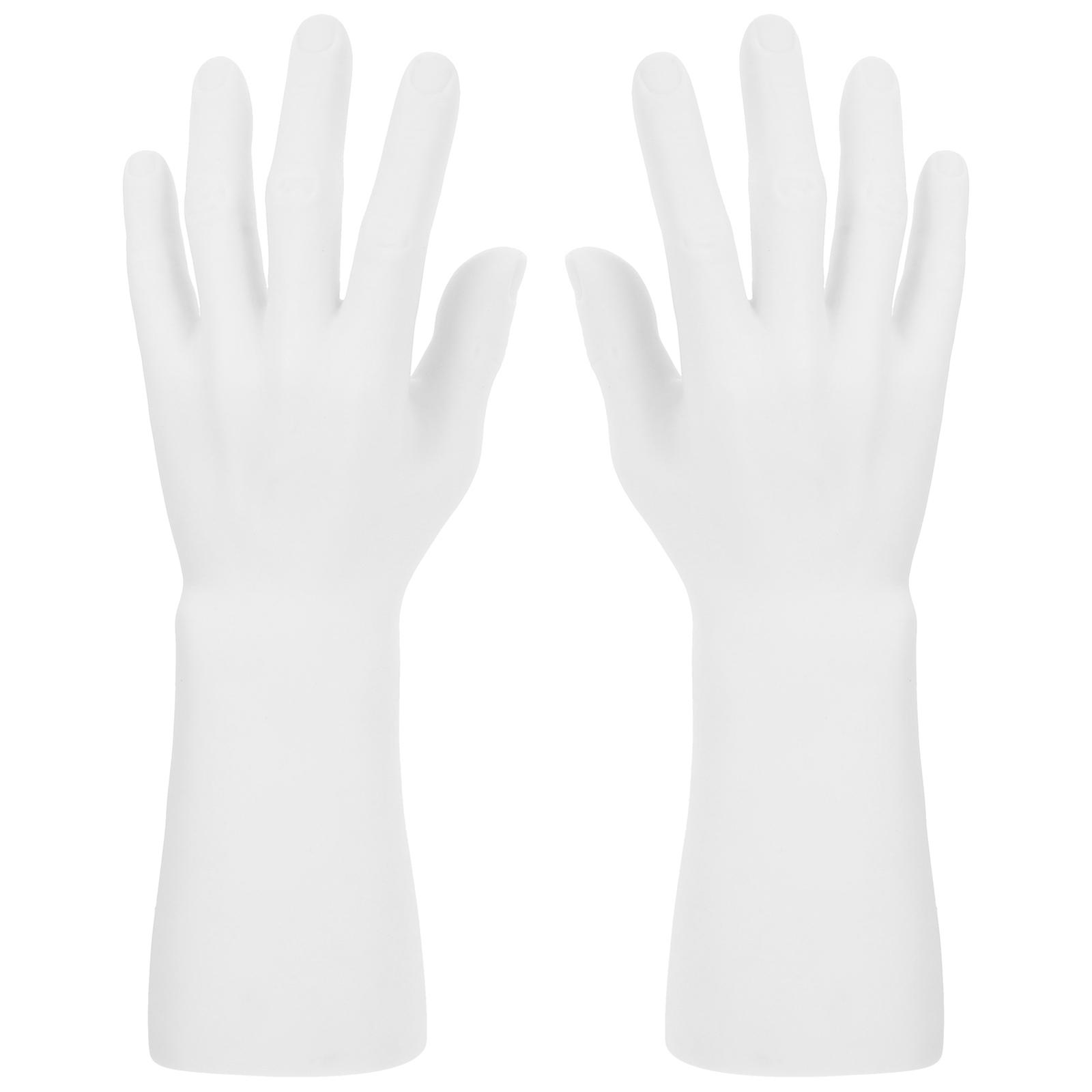Multi-Function Mannequin Hand Hand Model for Display 2Pcs Jewelry Holders