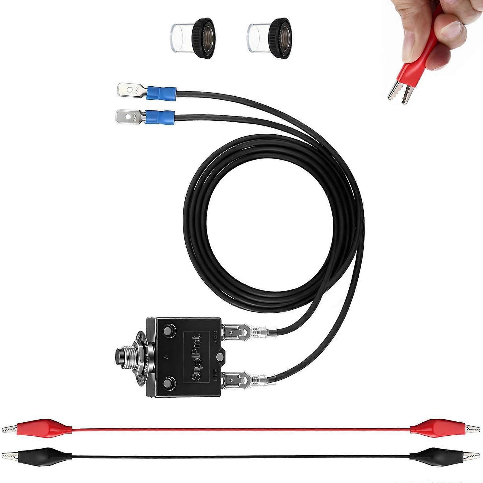 Functional 3A 5A Electrical Safety Device Includes Two Grip Testing Clamps For Easy Checking Multicolor