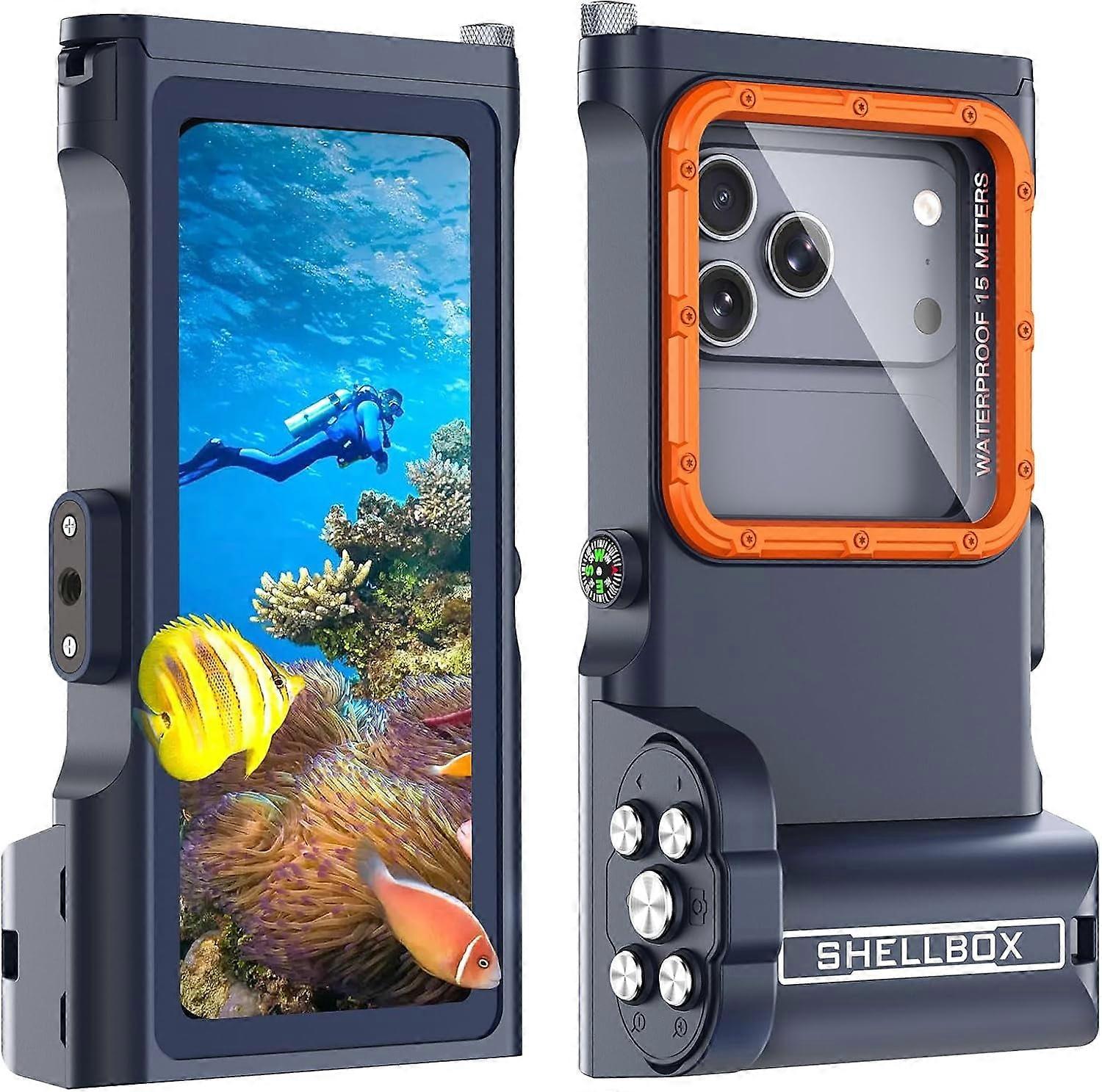 Waterproof  Case Compatible With iPhone 17/16/15 Pro Max