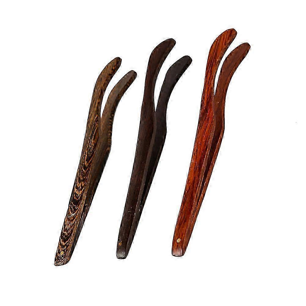 Tea Making Accessories Solid Wood Tea Clamp for Tearoom 3Pcs Pack