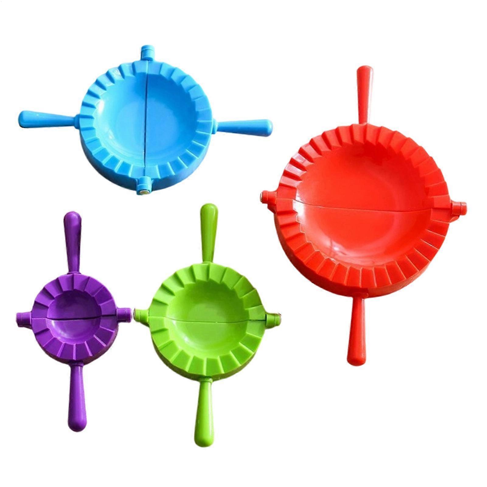 4-piece Folding Dumpling Maker Culinary Press Mold Tool Plastic Dumpling Mold Machine For Making Pies