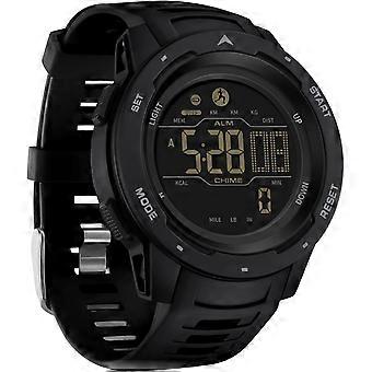 Digitale Herrenuhr, wasserdicht, Schrittzähler, Sportuhr, Kalorienzähler, Militäruhr