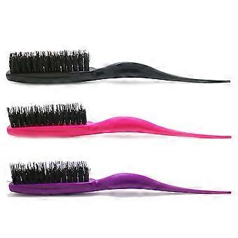 Salon Hairbrush Hair Styling Tools for Women Use Bristle Hairbrush Black