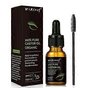 Organic Castor Oil, Pure for Eyelashes, Eyebrows, Hair & Skin