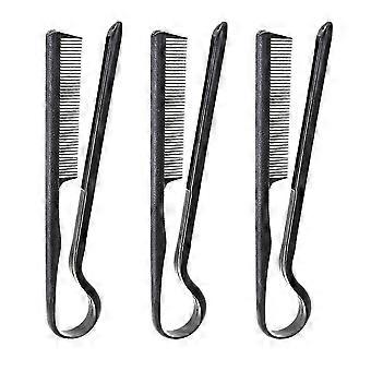 Hair Styling Comb V-Shaped Hairdressing Comb for Hair Styling 3Pcs