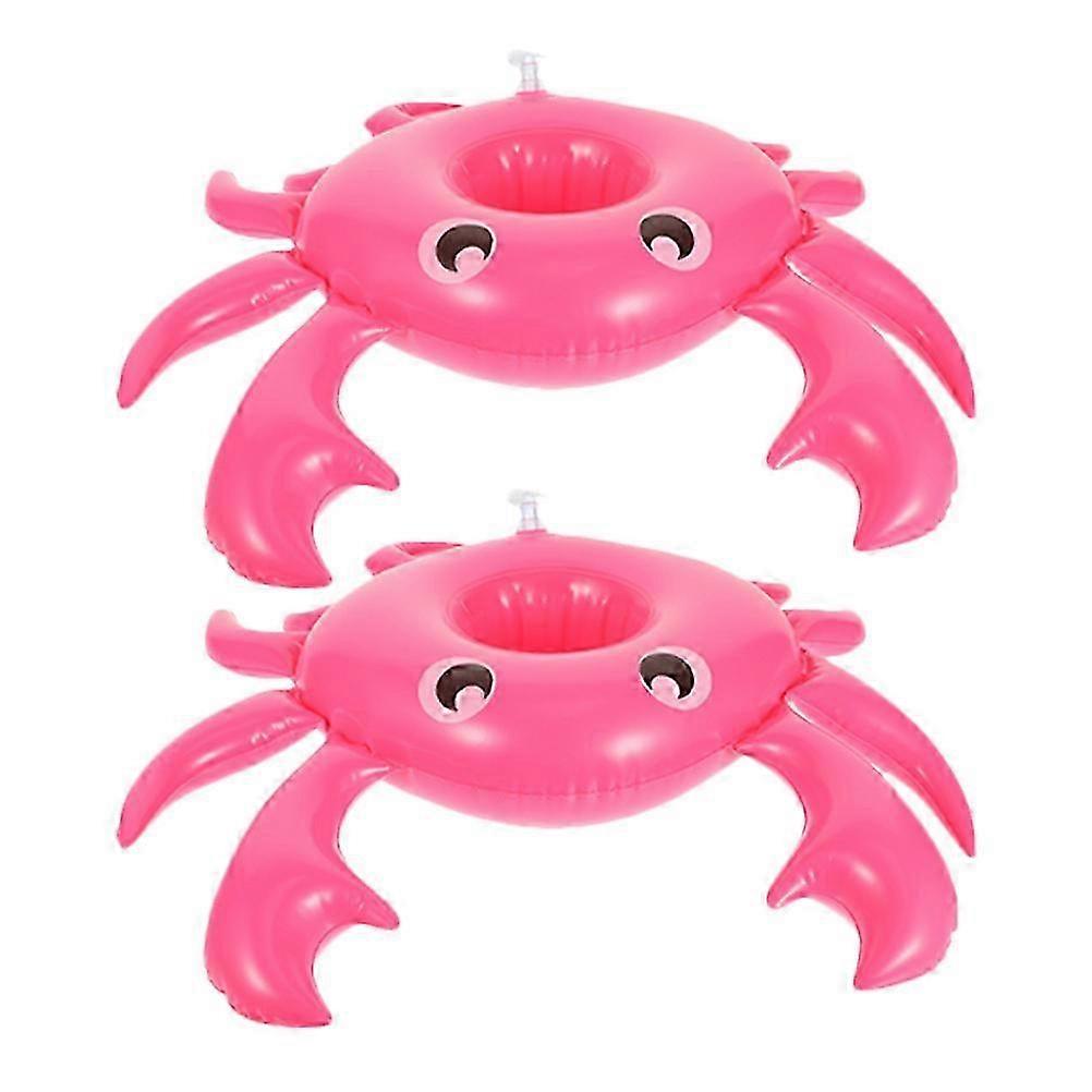 Pool Party Floating Crab Drink Holders 8Pcs