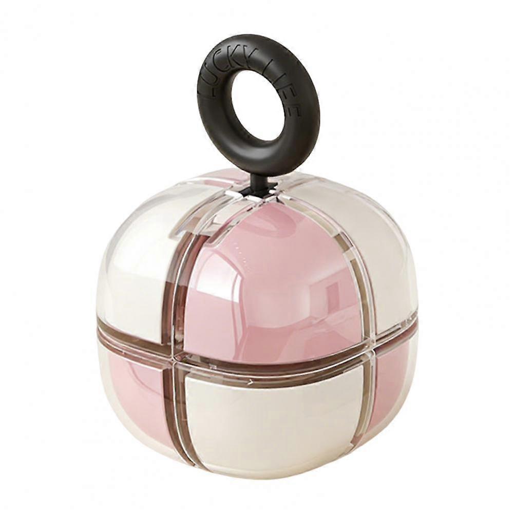 8 Grid Split Pill Storage Box With Hanging Ring