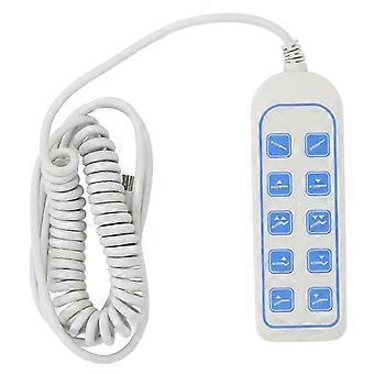 Lift Chair Hand Controller IP66 Lifting Bed Remote Control Electric Push Rod Controller with 8 Pin 9 Core Plug