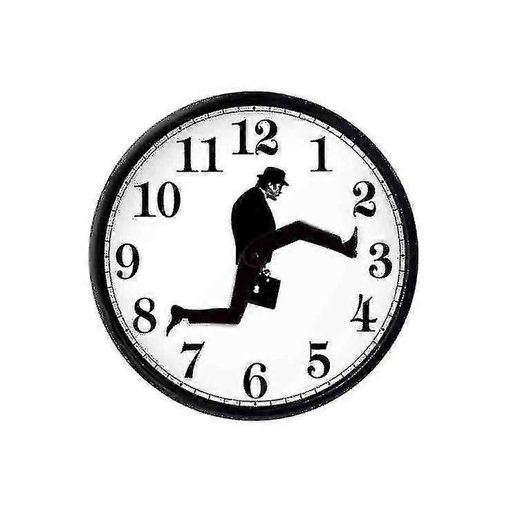 way Inspired Silly Walk Wall Clock