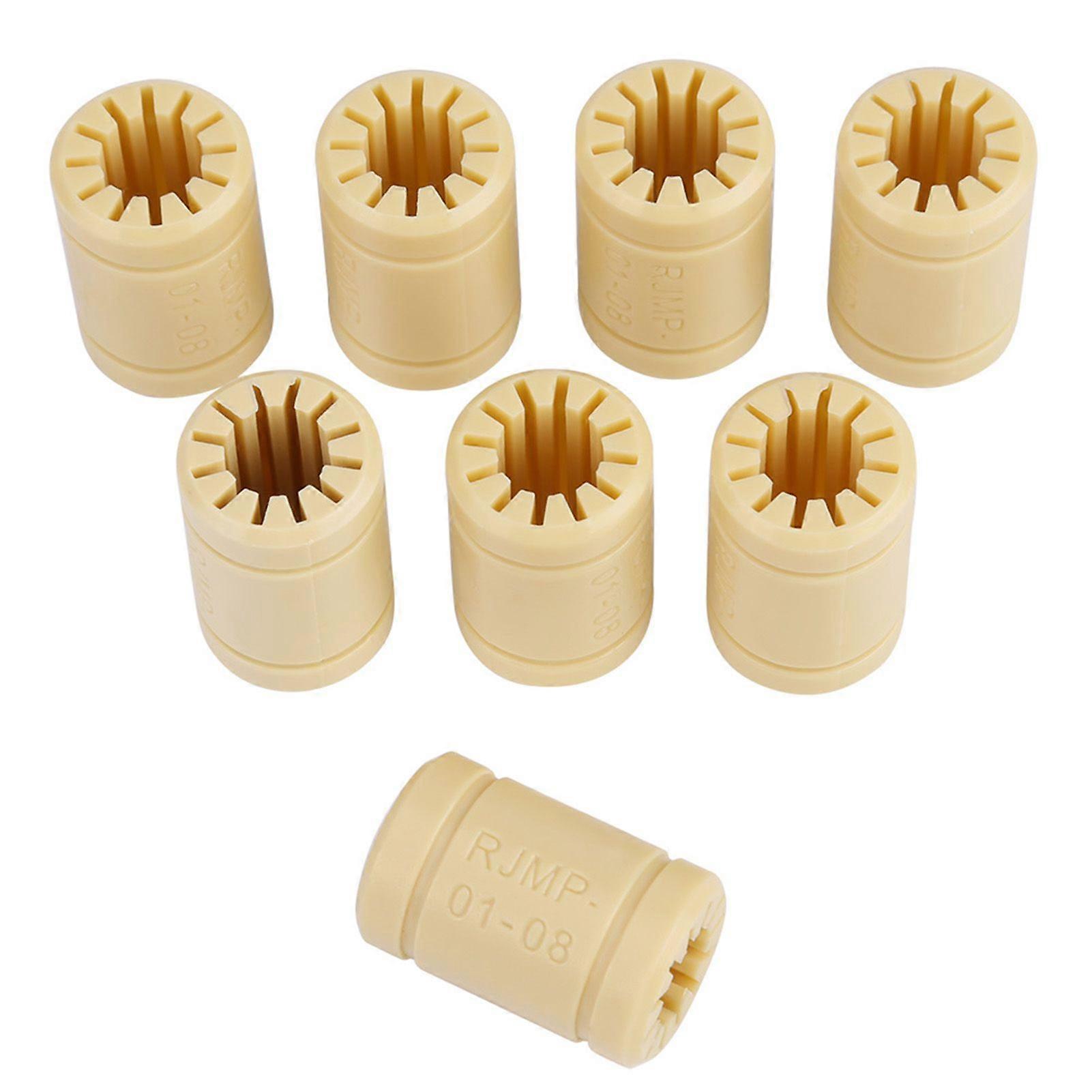 8 Pcs/Set 3D Printer Solid Polymer LM8UU Bearing 8mm Shaft