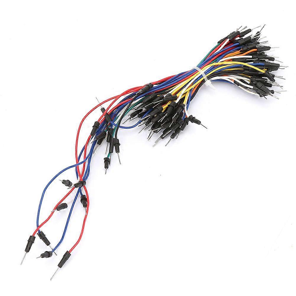 65pcs Multicolors Solderless Flexible Breadboard Jumper Wire Connector Test Cable Kit
