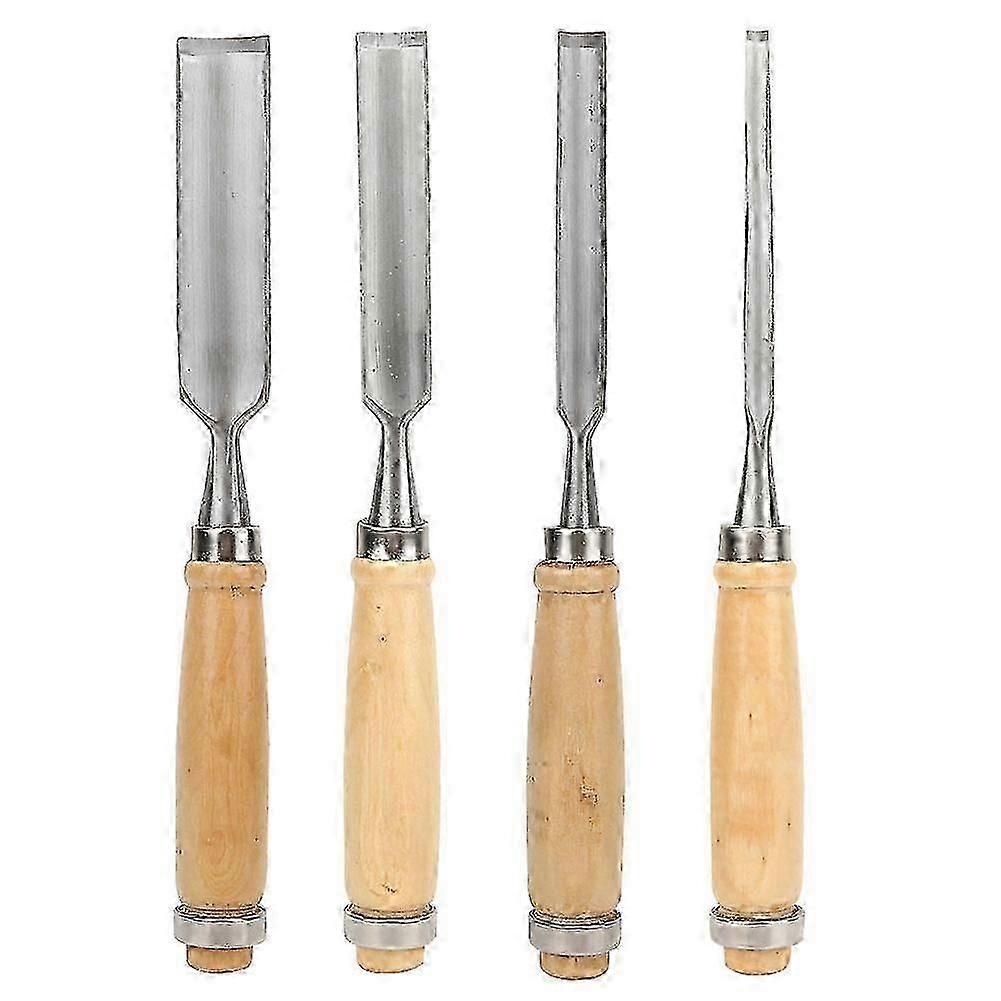 4PCS Woodworking Carving Chisel Carpenter Hand Carving Knife Carpentry Tools