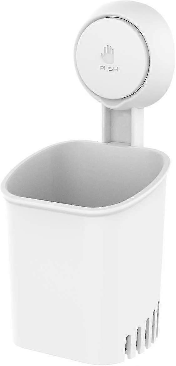 Toothbrush Holder Suction Cup Wall Mounted Drill-Free