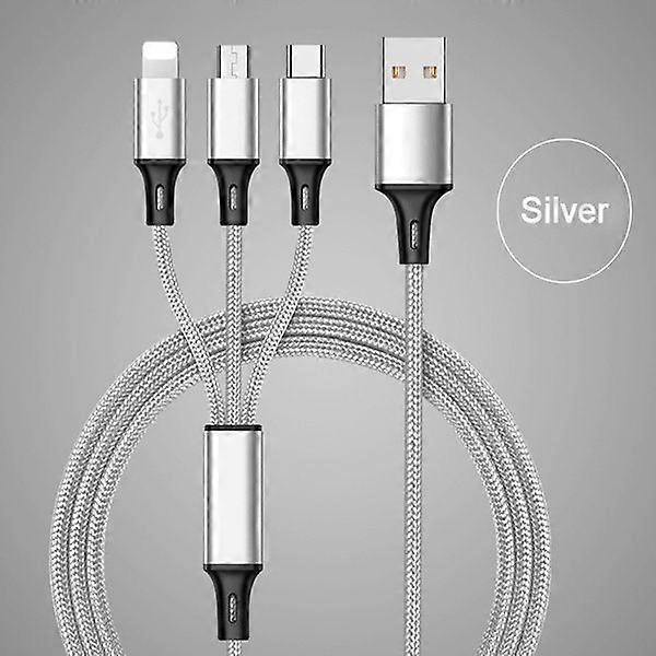 3 in 1 usb charging cable, data cable, fast charging cable 2M cable