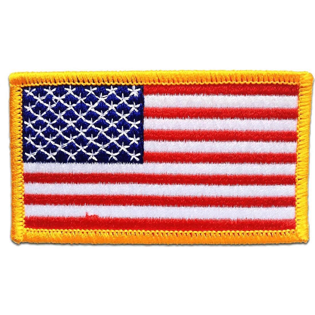 Patch / Iron-on Patch - USA ARMY Flag Flag - White - 7.5 x 4.7 cm - Patches