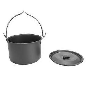 Nonstick Camping Cookware Pot Lightweight Aluminum Outdoor Cooking Pot for Campfire and Hiking