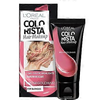 L'Oreal Paris, Colorista Hair Makeup, Semi-Permanent Hair Dye, #ROSEGOLDHAIR, 30 ml