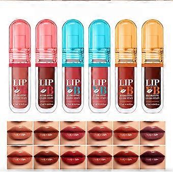 Conjunto de Gloss Labial Hidratante - Hidratação por 12 horas e conforto não pegajoso para uma maquiagem de longa duração.