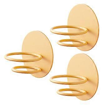 Yellow Makeup Sponge Holder for Storage 3Pcs Wall Mount Sponge Egg Racks
