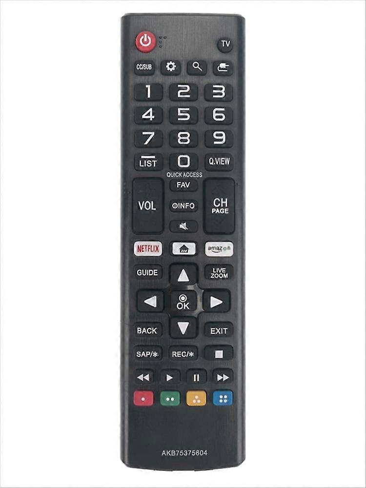 Remote Replacement for LG TV AKB75375604, No Programming, Long Range Control(Black)