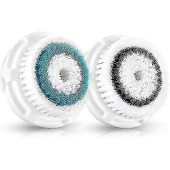 Sensitive Skin Deep Pore Replacement Brush Heads, Compatible with Mia Mia2 Mia3/Aria Smart Profile Alpha Fit Radiance