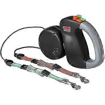 No Tangle Double Retractable Leash for Dogs - Great for Two Dogs Running Together
