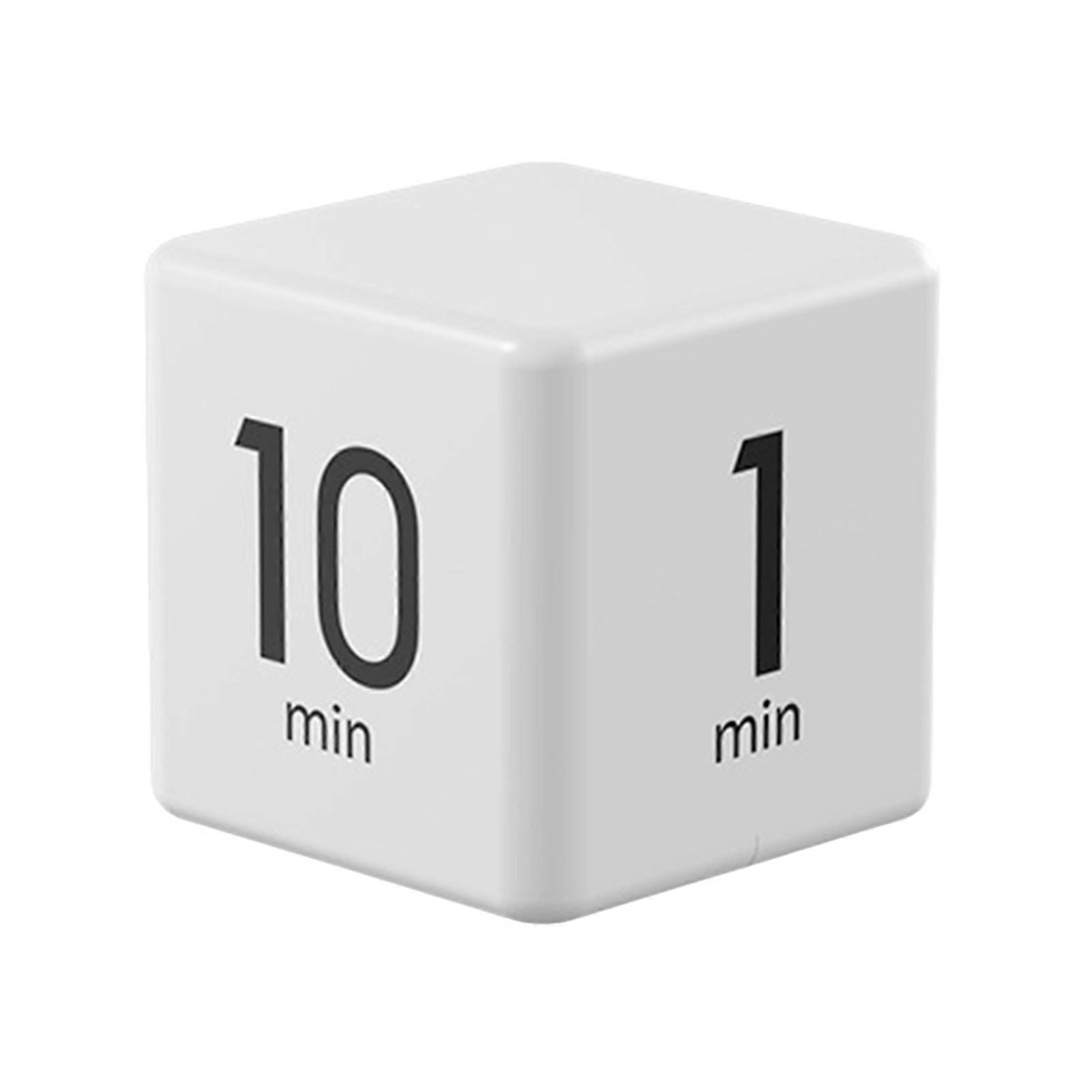Rotating Cube Timer with 1-60 Minutes Preset for Work and Study