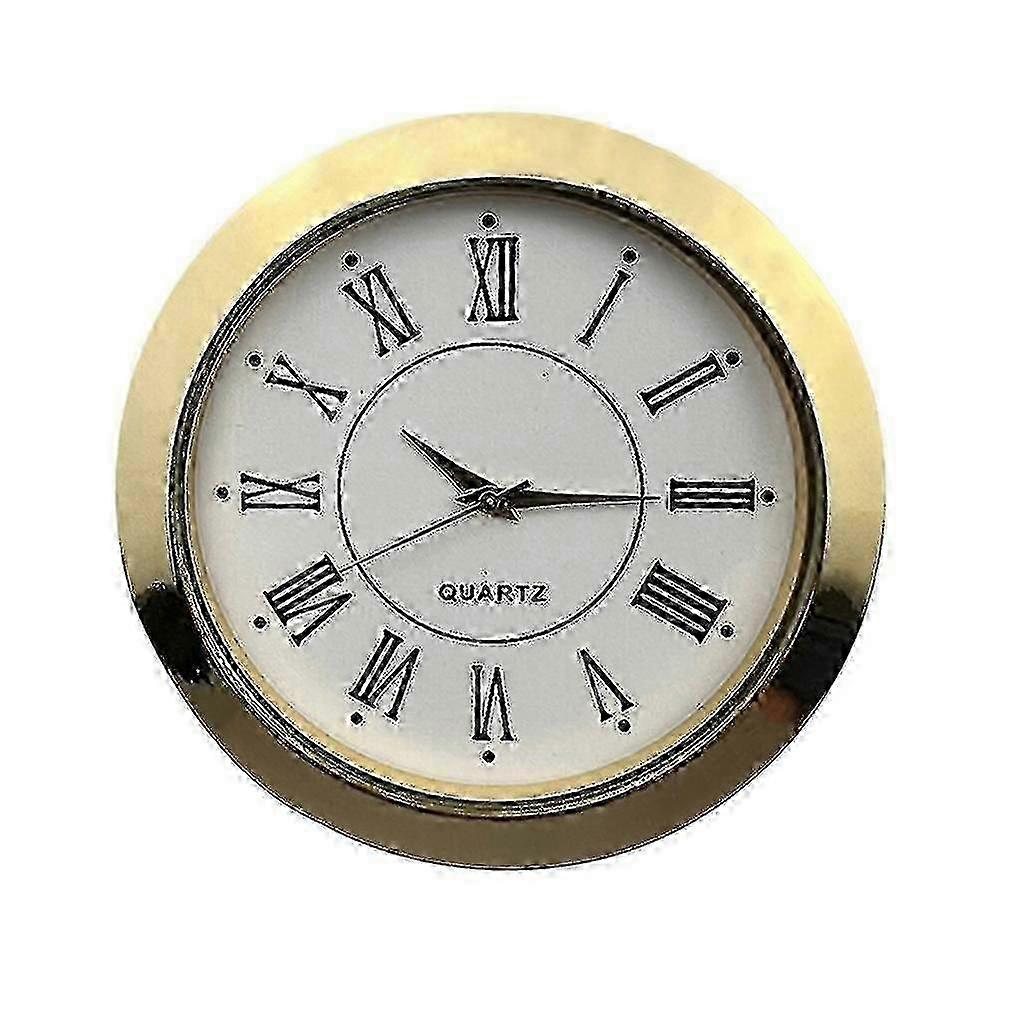 Stylish 55mm Clock Insert Diy Movement Round Clock Head Inlaid Reliable Time Display, Suitable compatible with Various Settings