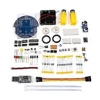 51 MCU Smartbil Ultraljudshinder Undvikande Bilspårning Avståndsrobotprogrammering Gör-det-själv-bilbyggsatsHP