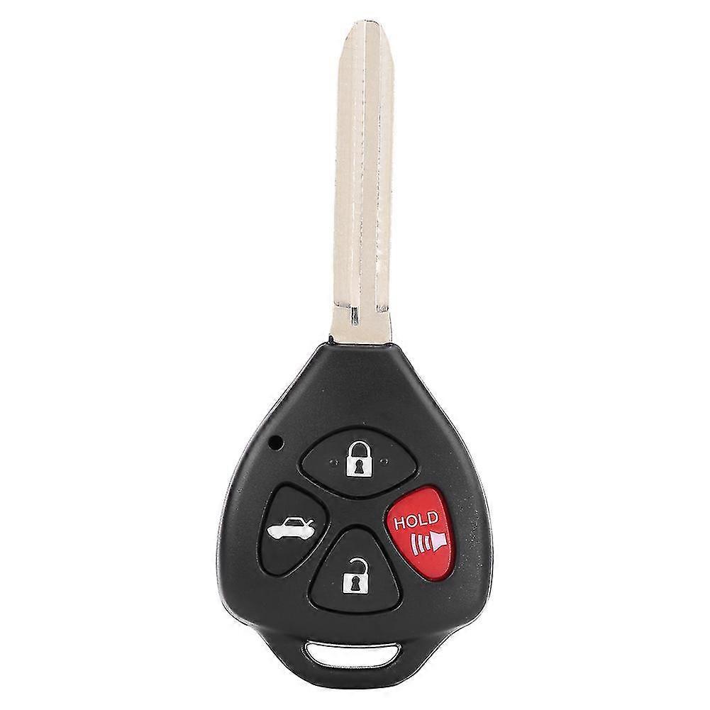 Key Shell Case, 4 Buttons Keyless Entry Remote Shell Case Key Fob Shell Case Key Housing Replacement