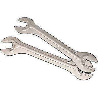 Cone Spanner 13/15 14/16mm Cone Wrench Tool Double Open Ended Spanner Bicycle Repair Wrench Bicycle Hub Spanner Bicycle Repair Tool (silver 2pcs)