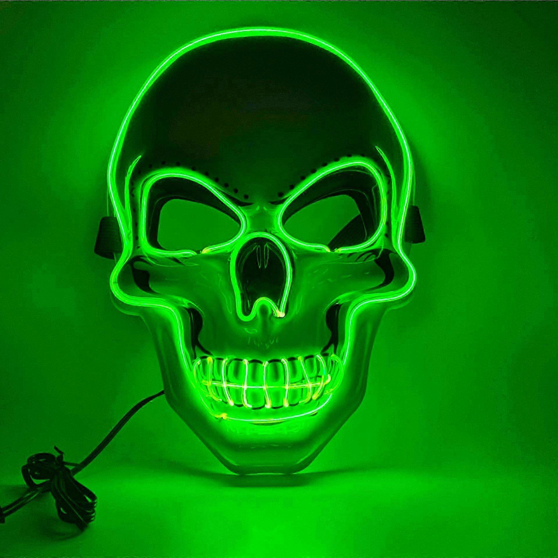 Mask Led Light Up Halloween Face