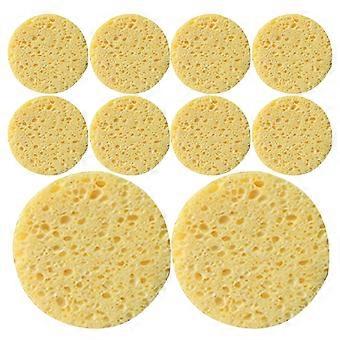 Make Up Sponge Natural Wood Pulp Facial Puff for 100Pcs Tools