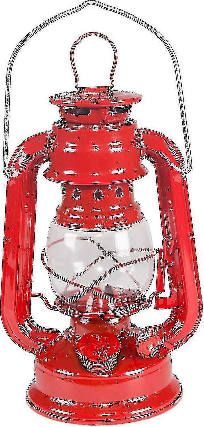 Small Hurricane Lantern (red, 8-inch) 130 One Size