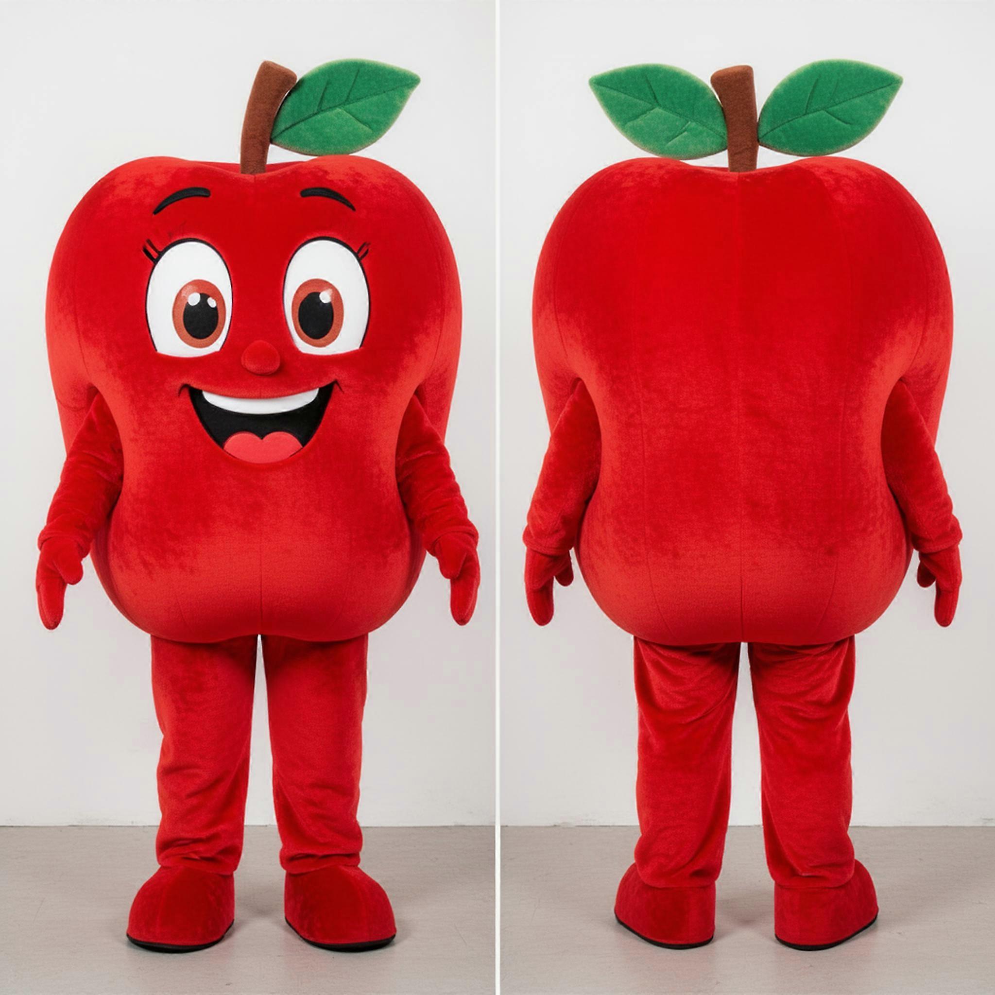 MASTICOT Crimson Round Apple Mascot