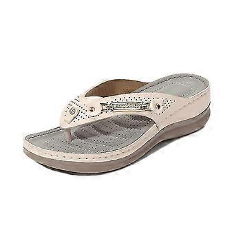 Tianrui Women's Soft Cushion Flip Flops Thong Sandals Slippers Casual Orthotics Sandals