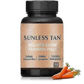 Fast Sunless Tanning Pills with Natural Carotenoid Blend for Long-Lasting Golden Glow