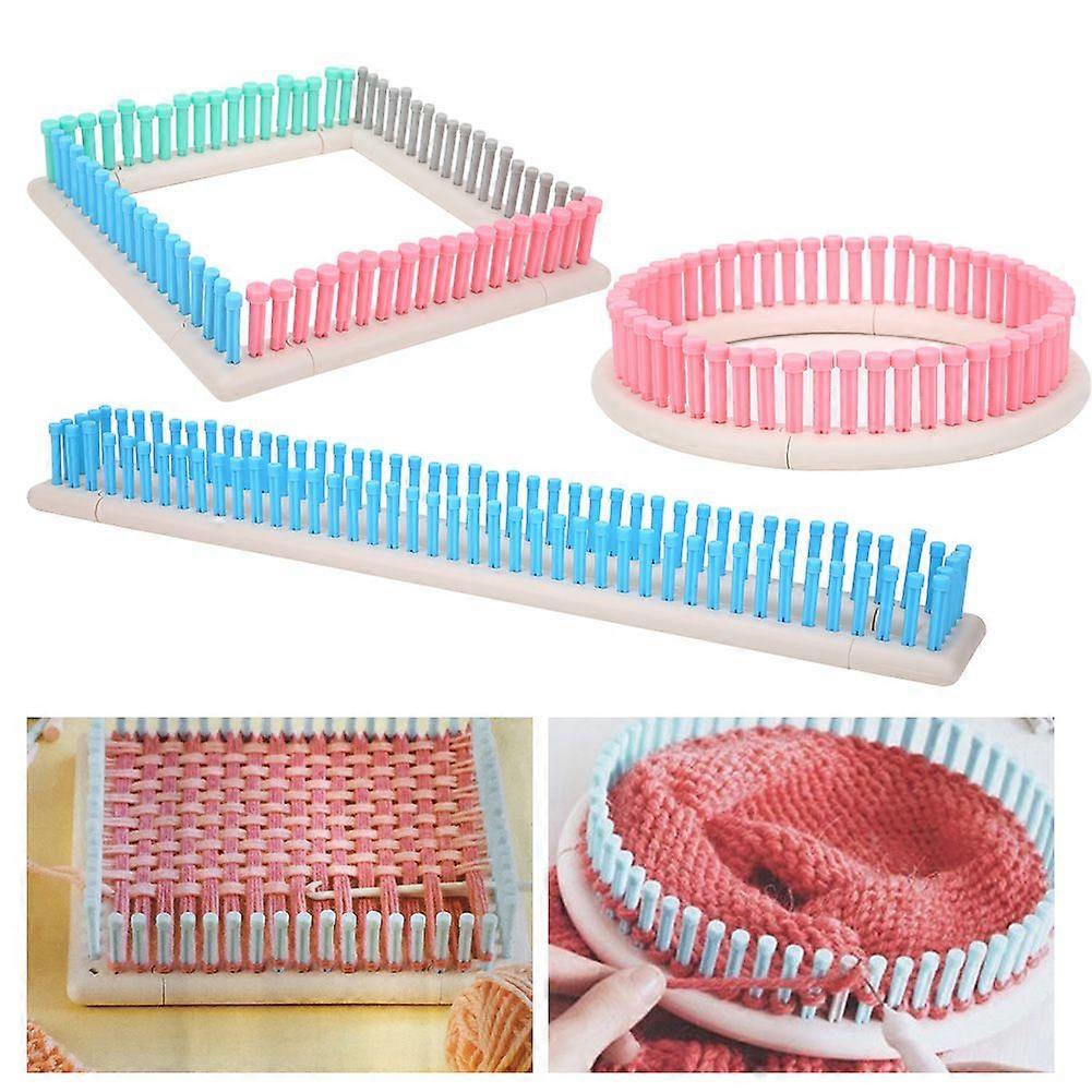Multi Function Knit Weaving Loom Kit for Hat Scarf Manual ABS Plastic Knitting DIY Tool