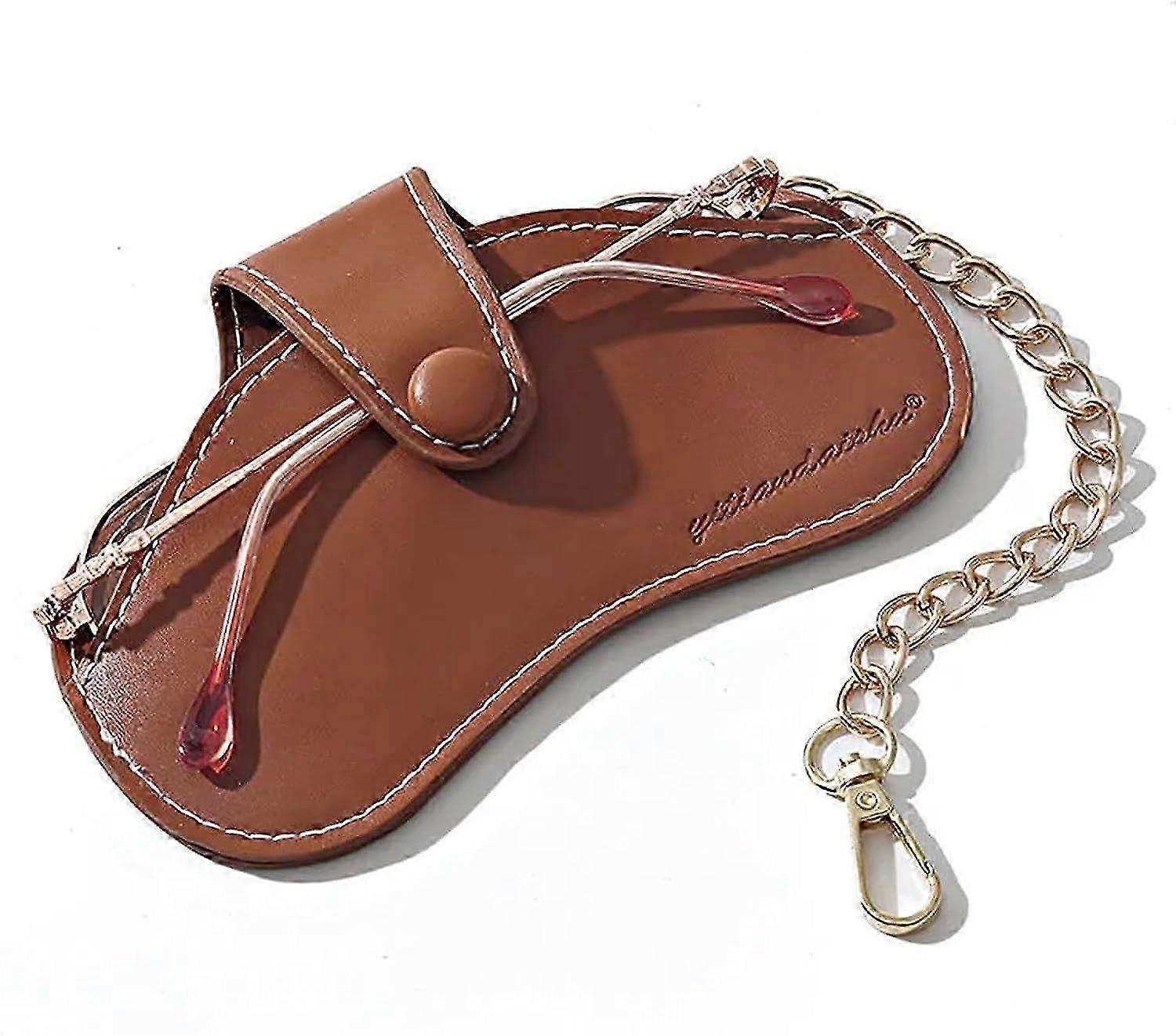 Soft Touch Genuine Leather Eyewear Case