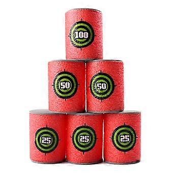 Eva Marked Target Bullet Toy Shoot Dart Cans for Kids 6Pcs Pieces