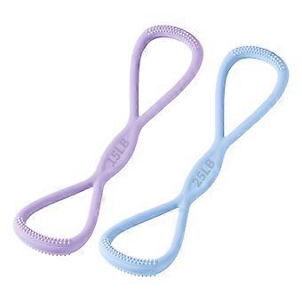 Figure-8 Elastic Resistance Band, Stretching Strap for Shoulder Yoga and Full-Body Fitness Workouts, Training for Women and Men