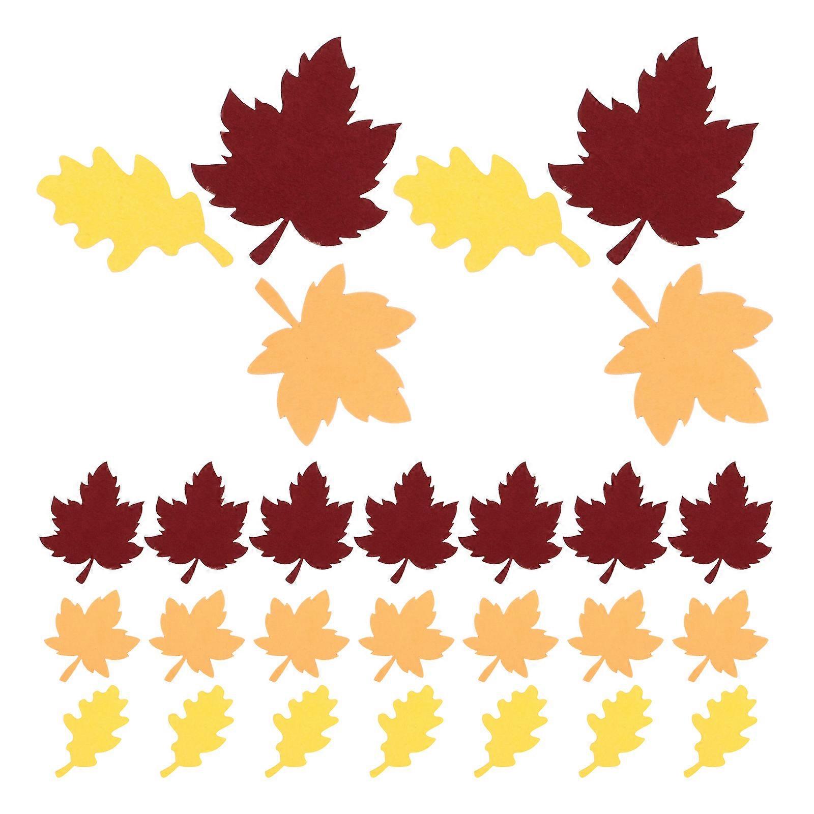 Thanksgiving Throwing Props Maple Leaf Confetti for Decor 100Pcs