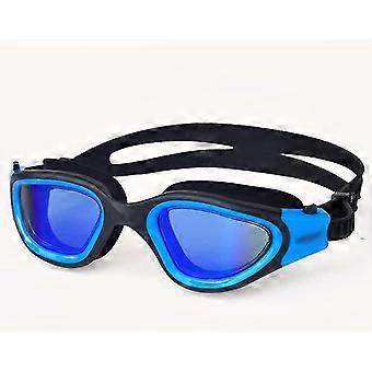 Professional Anti-fog Uv Protection Lens Waterproof Adjustable Silicone Swim Glasses in Pool (Green) TCS