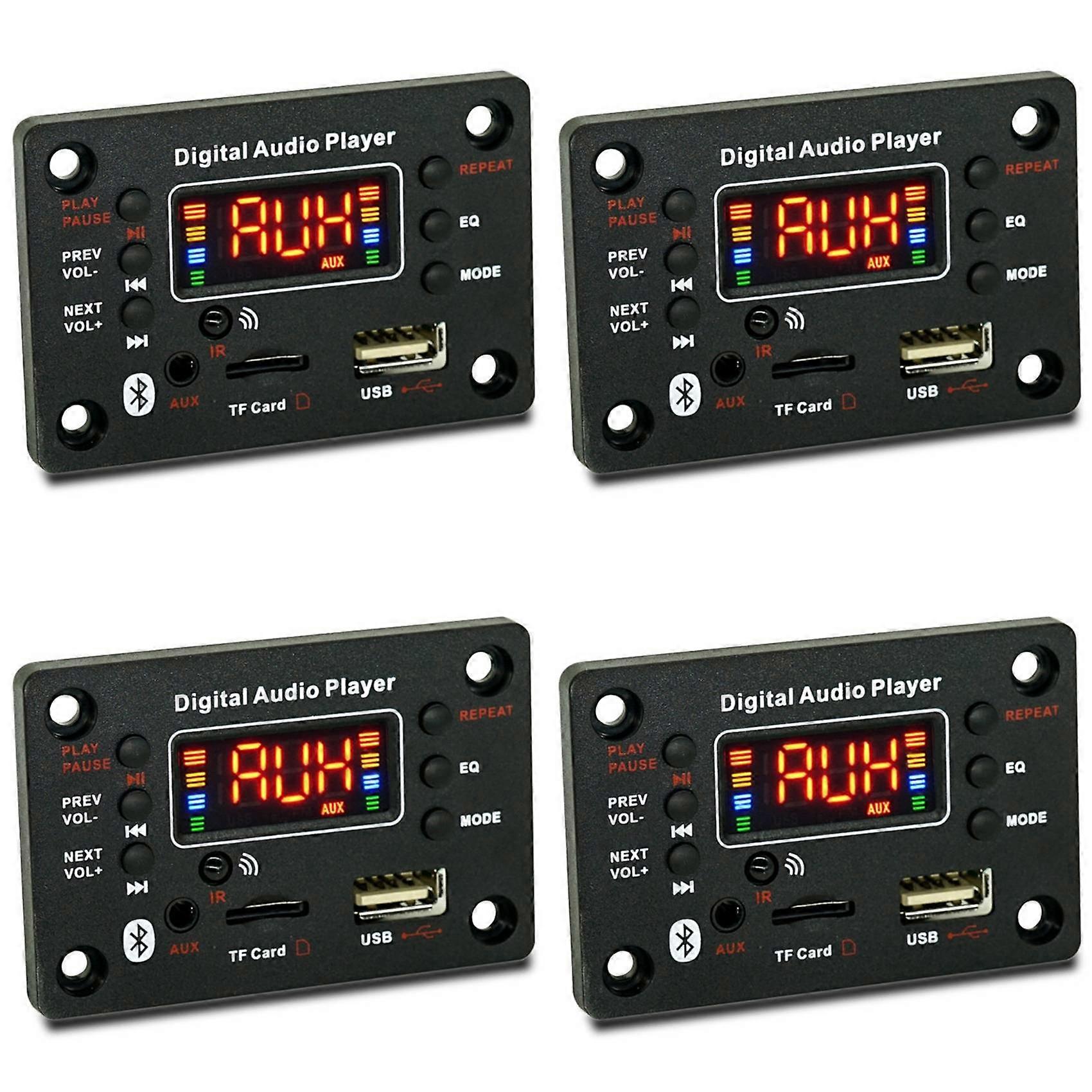 4X Bluetooth Module Car Audio Mp3 Decoder Bluetooth Mp3 Decoder Board Power Amplifier Board External Microphone Function